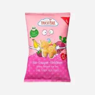 Křupky Jednorožec - Kukuřice, banán, malina a řepa BIO 6 x 30 g