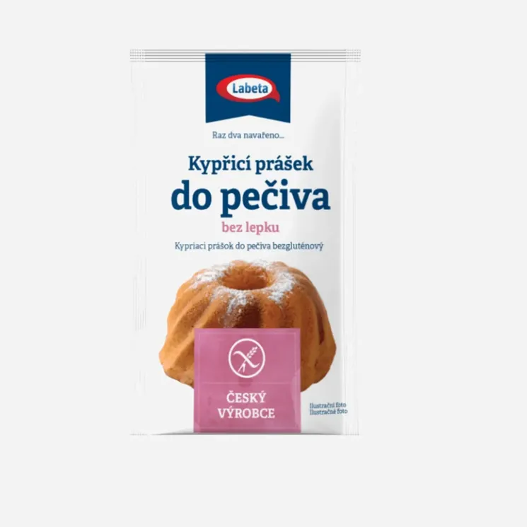 Kypřící prášek do pečiva bez lepku