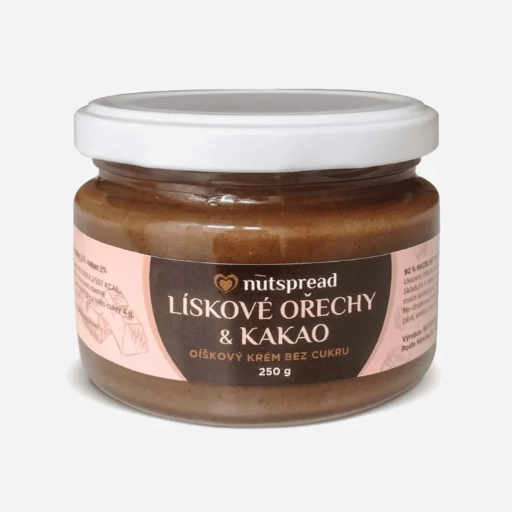 Lískooříškové máslo s kakaem