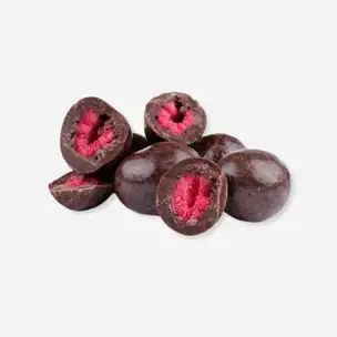 Lyofilizované maliny v hořké čokoládě 5 x 250 g