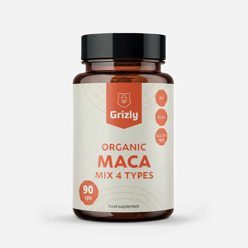 Detail GRIZLY Maca 4 druhy BIO
