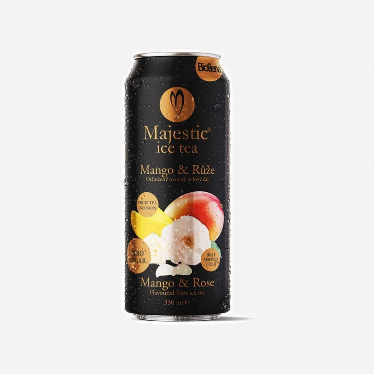 Majestic ice tea mango & růže