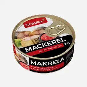 Makrela v rajčatové omáčce 6 x 240 g