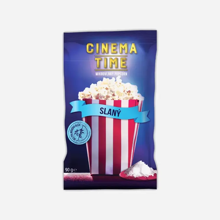 Mikrovlnný popcorn slaný 5 x 90 g