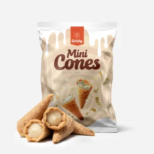 Mini kornoutky s bílou čokoládou 6 x 150 g