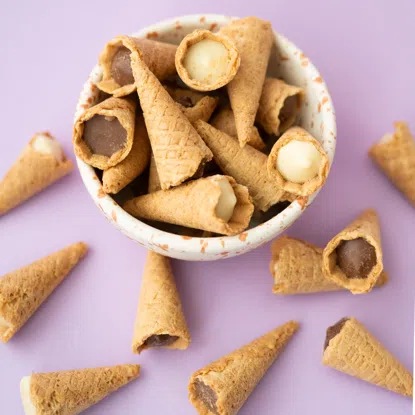 Mini kornoutky s bílou čokoládou 6 x 150 g