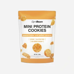 Mini Protein Cookies arašídové máslo a slaný karamel