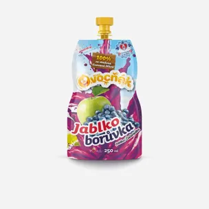 Mošt jablko a borůvka 12 x 250 ml