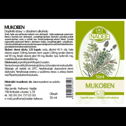 Mukoben 6 x 50 ml