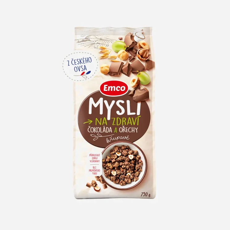 Mysli - Čokoláda a ořechy 6 x 750 g