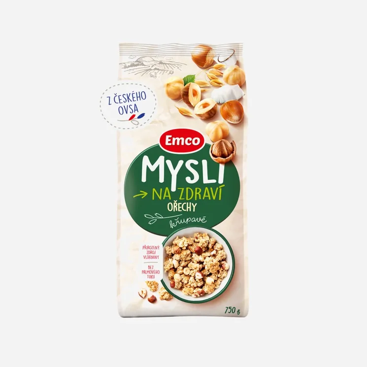 Mysli křupavé - Ořechy 6 x 750 g