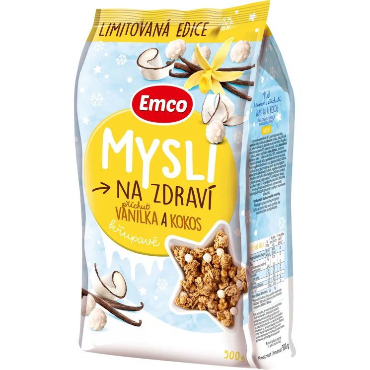 Mysli vanilka a kokos limitovaná edice 6 x 500 g