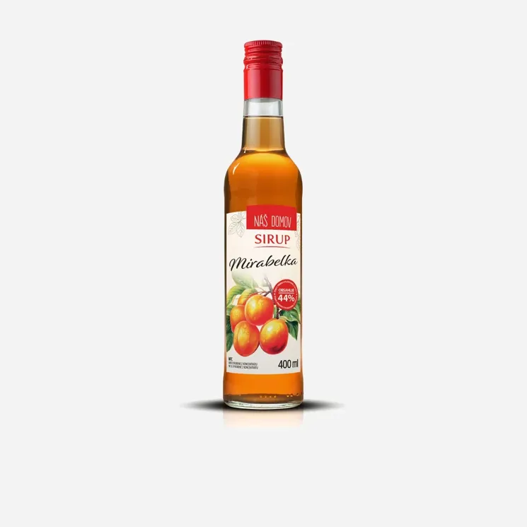 Náš domov sirup mirabelka