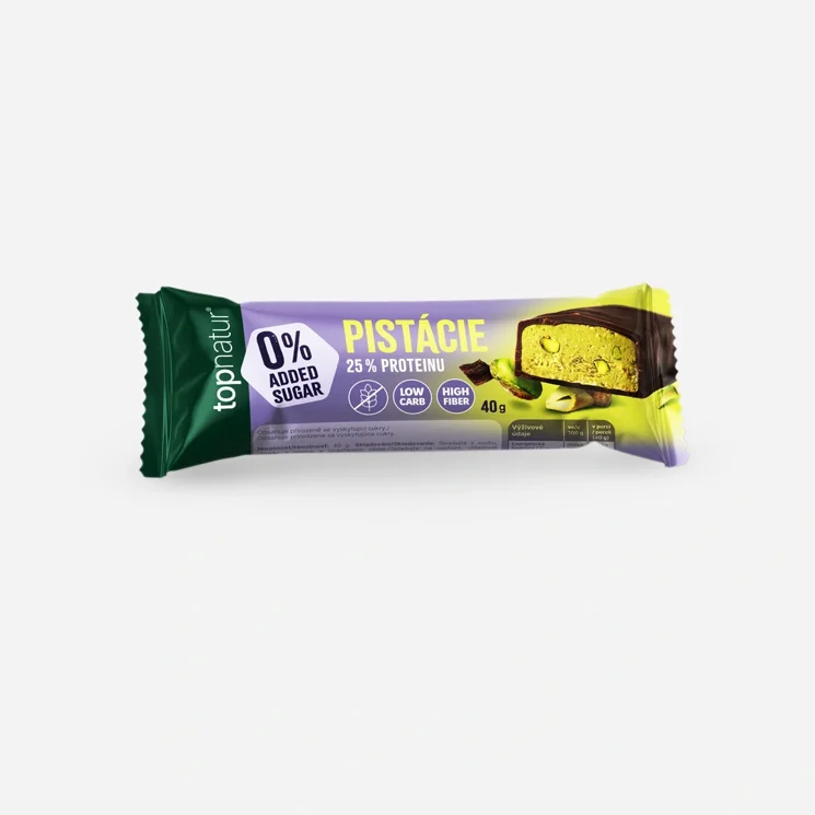 No added sugar protein tyčinka - Pistácie 12 x 40 g