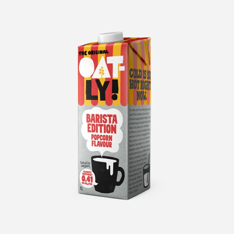 Ovesný nápoj Barista popcornový
