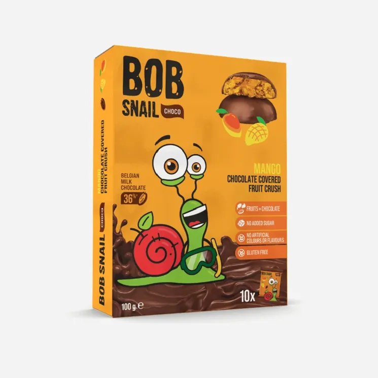 Ovocná pochoutka v mléčné čokoládě mango 5 x 100 g