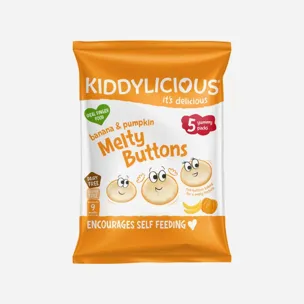 Ovocno-zeleninové knoflíčky banán s dýní (5x6g) multipack
