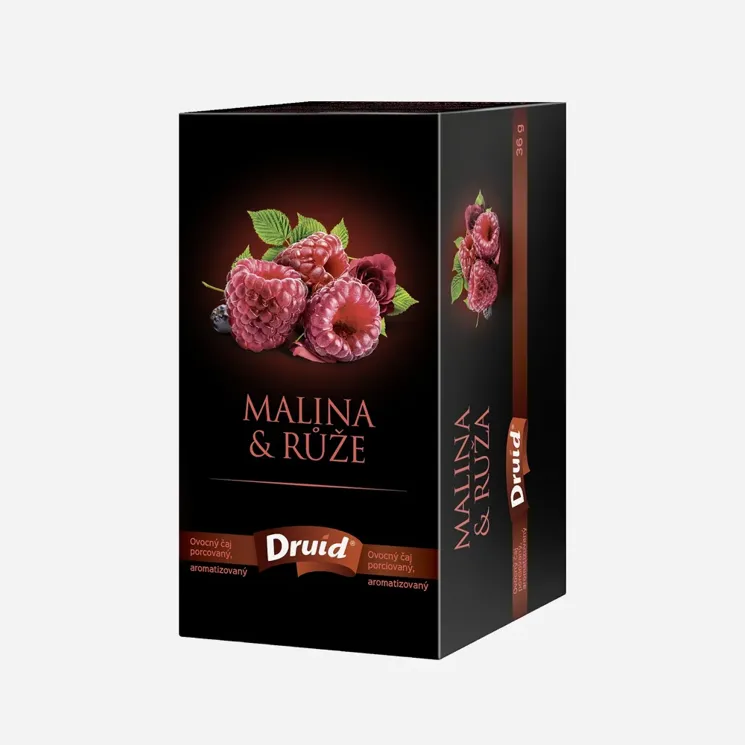 Ovocný čaj malina a růže 6 x 36 g