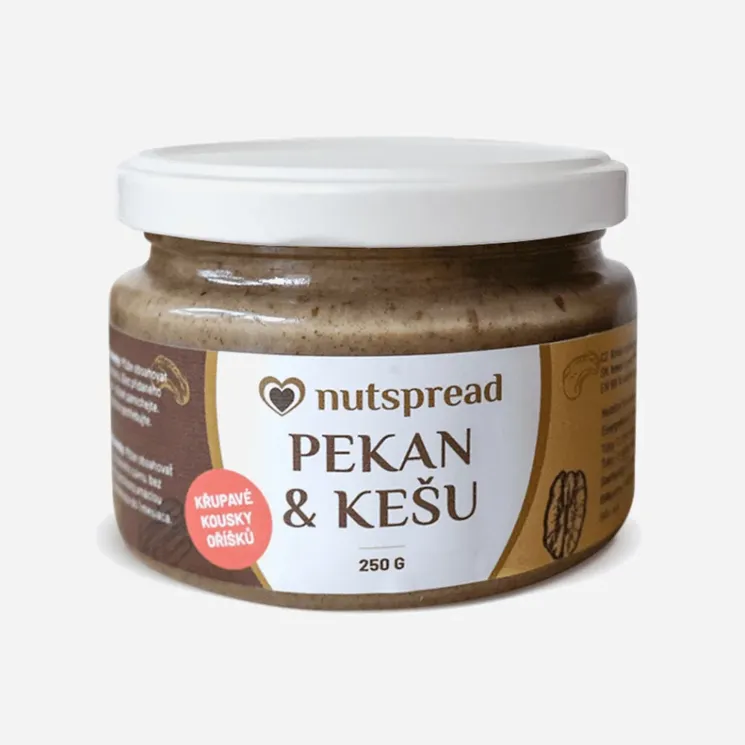 Pekanové máslo s kešu 6 x 250 g