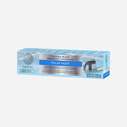 Přírodní černá bělicí zubní pasta - Polární noc 6 x 100 g