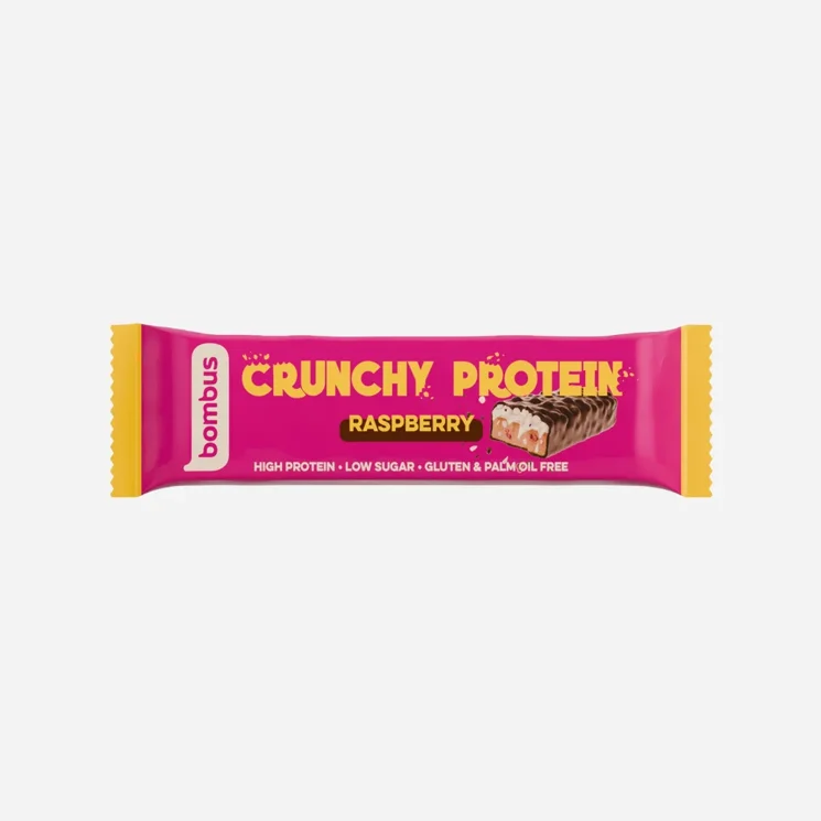 Protein crunchy bar malina 12 x 50 g