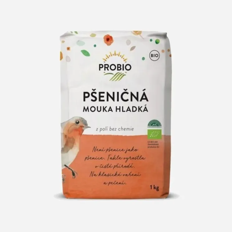 Pšeničná mouka bílá hladká 6 x 1000 g
