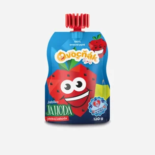 Pyré jablko - jahoda 5 x 120 g