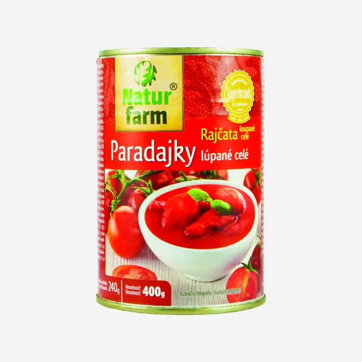 Rajčata loupaná celá 6 x 400 g