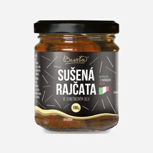 Rajčata sušená na slunci ve slunečnicovém oleji