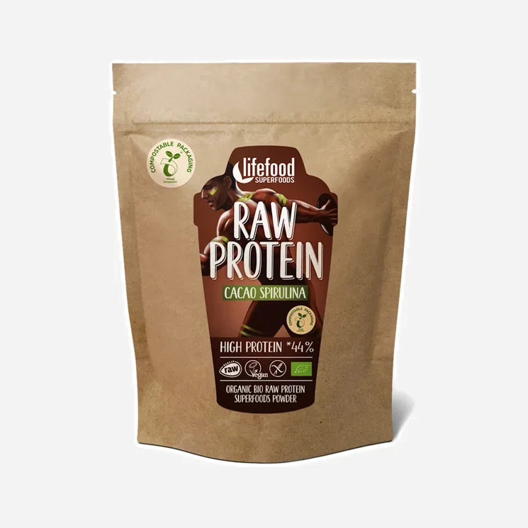 Raw kakaový protein se spirulinou