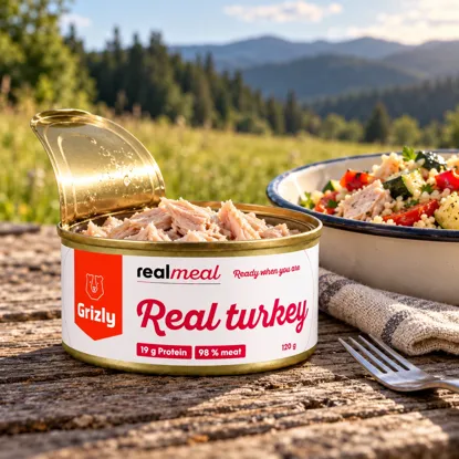 REAL MEAL Krůtí maso ve vlastní šťávě