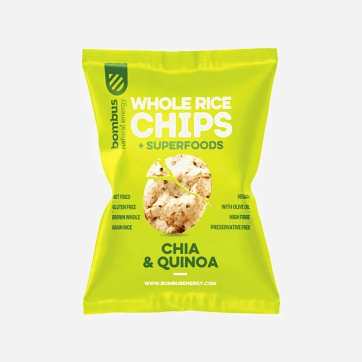 Rice chips chia a quinoa