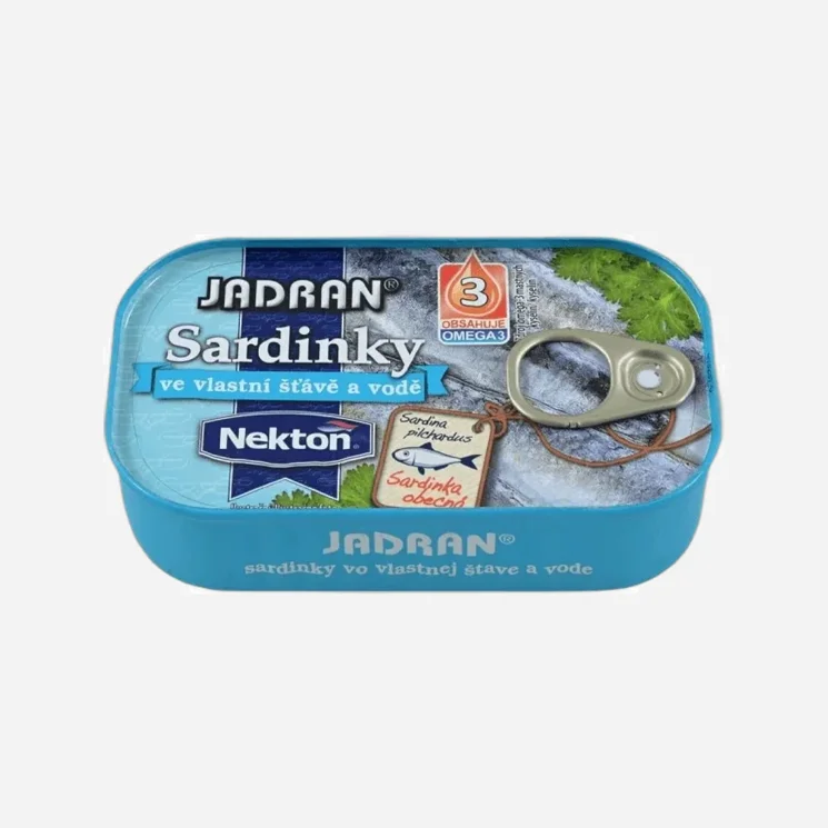 Sardinky ve vlastní šťávě a vodě