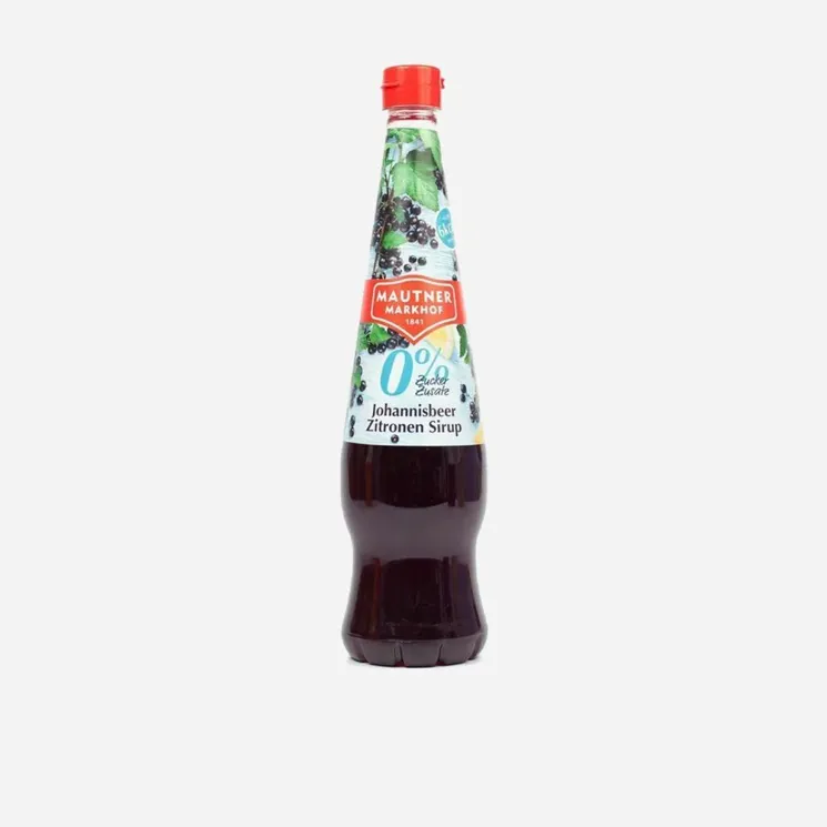 Sirup 0% cukr Černý rybíz-citron