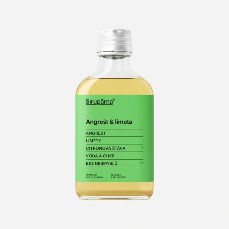Sirup angrešt & limeta