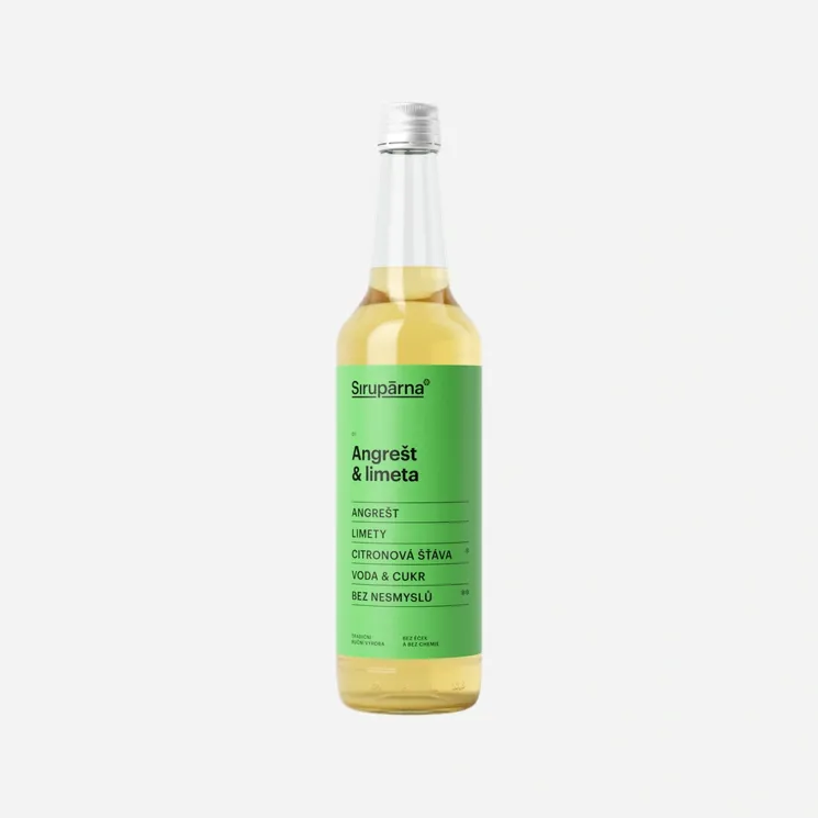 Sirup angrešt & limeta