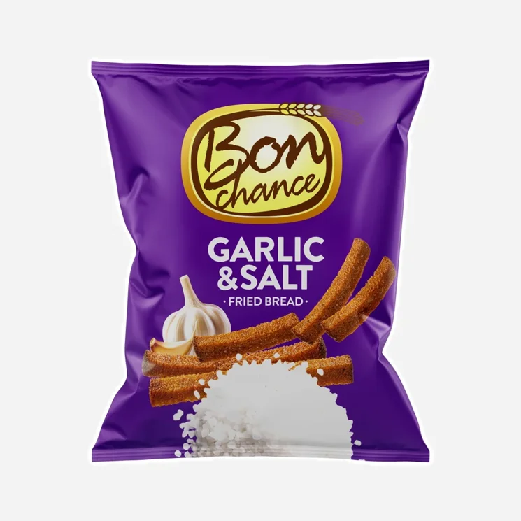 Smažené chlebové tyčinky česnek a sůl