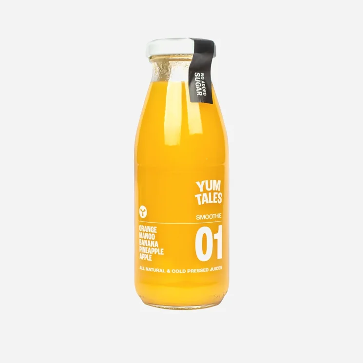 Smoothie pomeranč, mango a banán