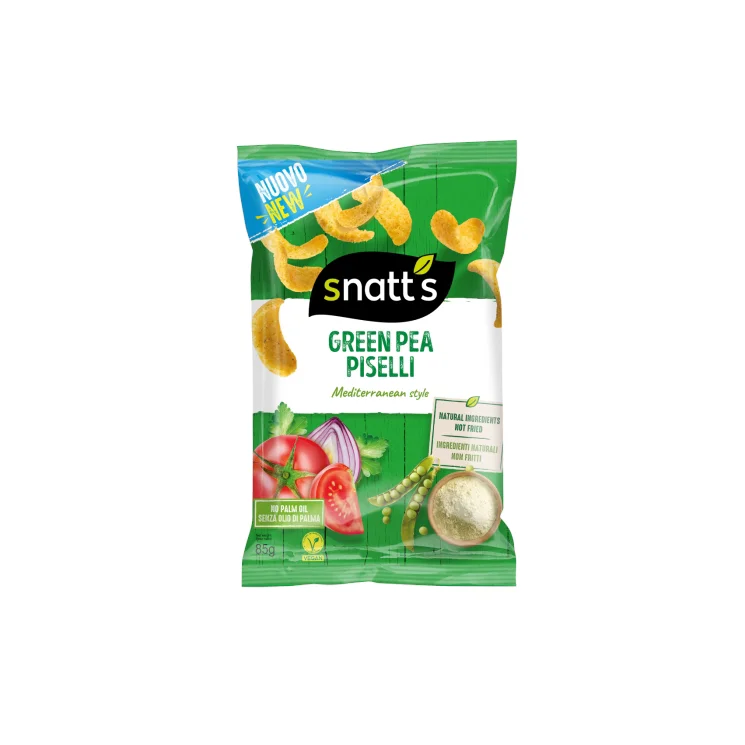 Snack hráškový chips zelenina a koření - expirace 16.10.2026