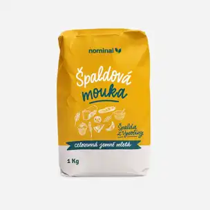 Špaldová mouka – celozrnná, jemně mletá