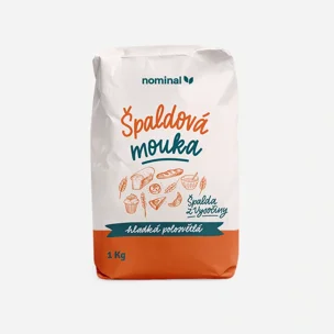 Špaldová mouka hladká polosvětlá