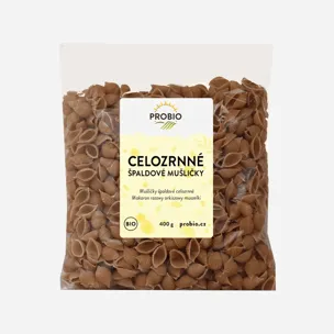 Špaldové celozrnné mušličky BIO