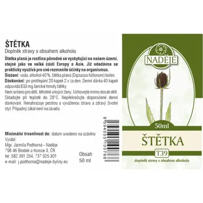 Štětka tinktura z byliny 6 x 50 ml