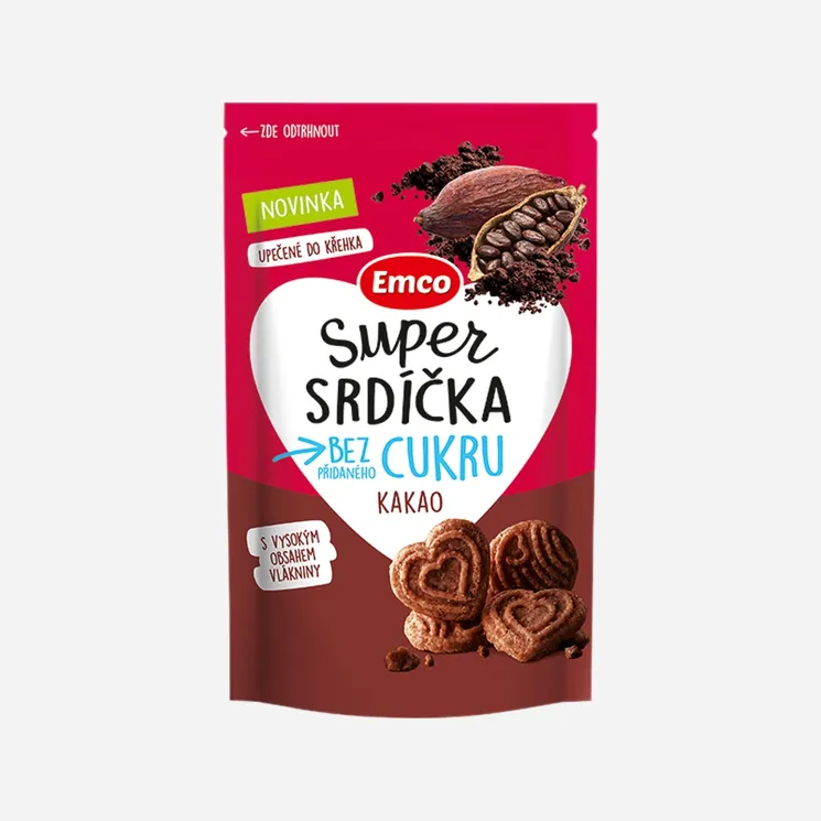 Super srdíčka kakao