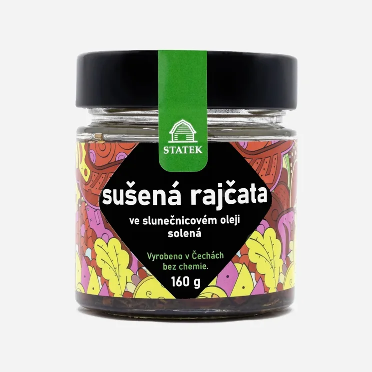 Sušená rajčata ve slunečnicovém oleji solená 6 x 160 g