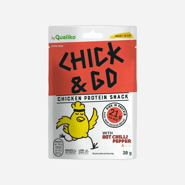 Sušené kuřecí plátky s chilli