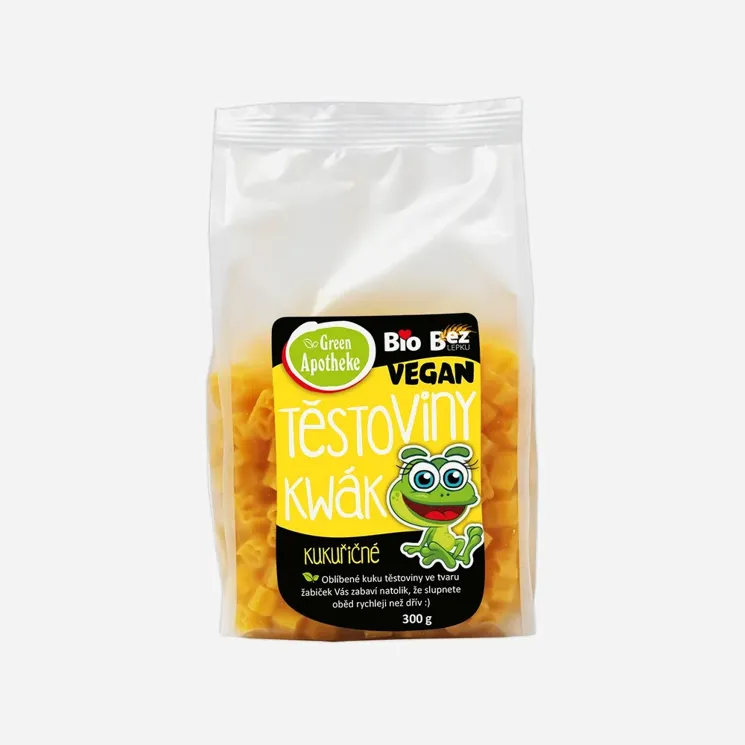Těstoviny Kwák kukuřičné BIO 6 x 300 g