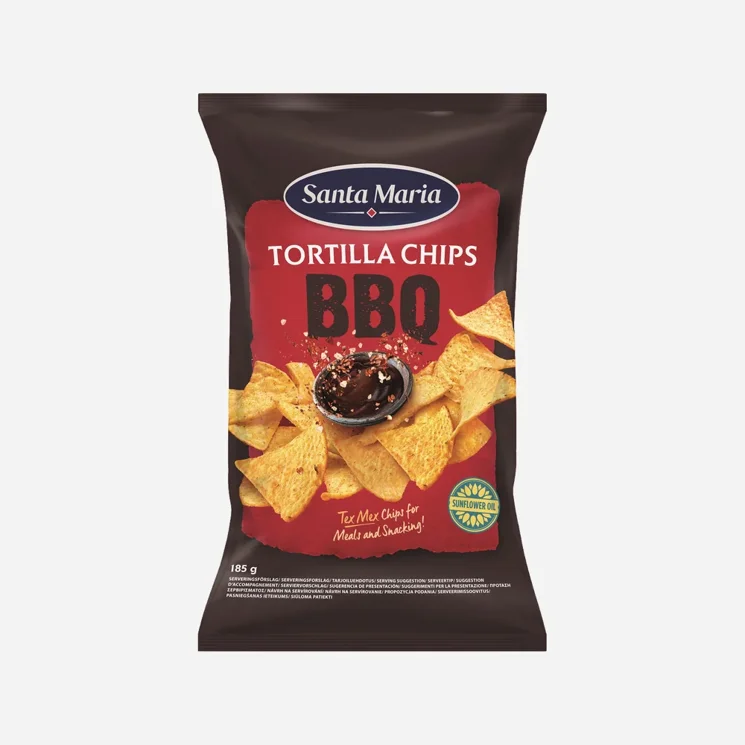 Tortilla chips BBQ 6 x 185 g