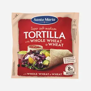 Tortilla whole wheat celozrnná 6 x 320 g