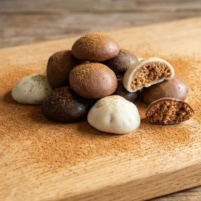 Tříbarevné sušenky v čokoládě 6 x 250 g